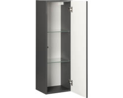 Midischrank Fackelmann New York 33x102x28 cm grau matt/grau