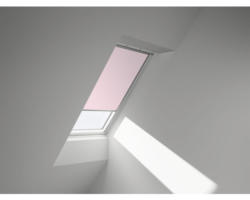 VELUX Verdunkelungsrollo Kids rose Sterne manuell Rahmen weiß DKL P04 4659SWL