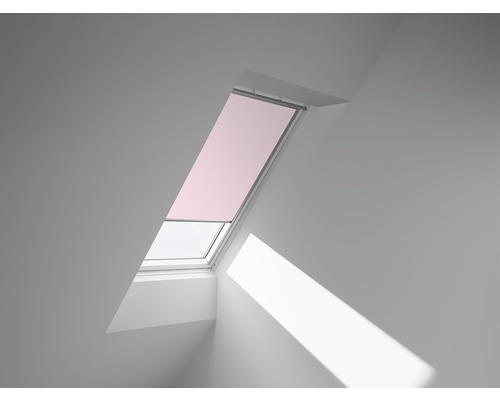 VELUX Verdunkelungsrollo Kids rose Sterne manuell Rahmen weiß DKL U10 4659SWL