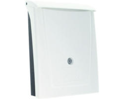 Wandbriefkasten Rottner Posta White 25x34x11 cm weiß