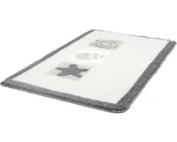 Badteppich Kleine Wolke Beach 55x65 cm grau