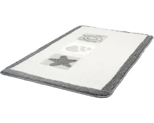 Badteppich Kleine Wolke Beach 55x65 cm grau