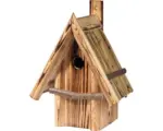 Hornbach Nistkasten mit Schilfrohr-Dach geflammt 26 x 19 x 33 cm