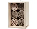 Hornbach Insektenhotel Profi-Wildbienen-Nisthilfe mit 6 Blöcken 15 x 12,5 x 22 cm