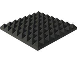 Akustikschaumstoff Akupur Pyramidenschaumstoff Platte 40x40x7 cm