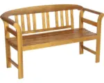 Hornbach Gartenbank Batam 130x50 cm Holz 2 Sitzer natur