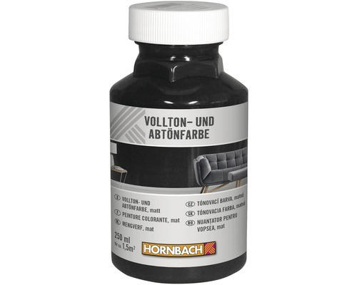 HORNBACH Voll- und Abtönfarbe schwarz 250 ml