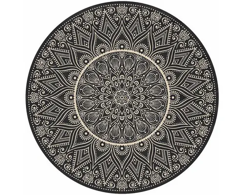 Läufer Smuq Mandela 100x100 cm