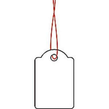 HERMA Hang Tag 18x28mm 6903 filo rosso 1000 pz.