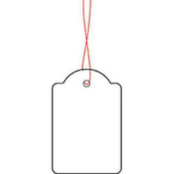 HERMA Hang Tag 32x50mm 6918 filo rosso 1000 pz.