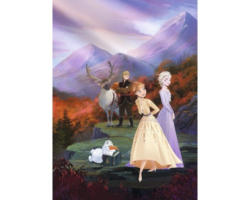 Fototapete Papier 4-4105 Disney Edition 4 Frozen spring is coming 4-tlg. 184 x 254 cm