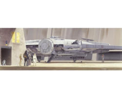 Fototapete Papier 4-4112 Disney Edition 4 Star Wars RMQ Millenium Falcon 4-tlg. 368 x 127 cm