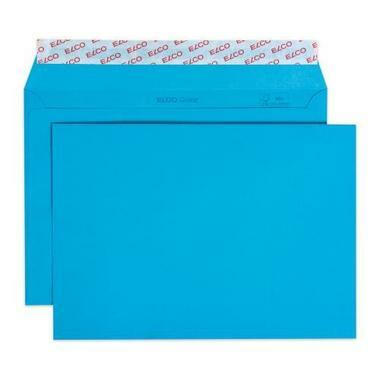 ELCO Enveloppe Color s / fenêtre C5 24084.32 100g, bleu 250 pcs.