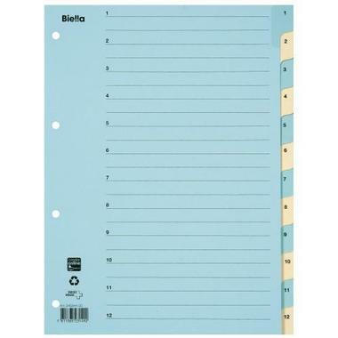 BIELLA Répertoires carton couleur A4 462441.00 1 - 12