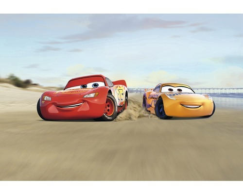 Fototapete Papier 8-4100 Disney Edition 4 Cars Beach Race 8-tlg. 368 x 254 cm