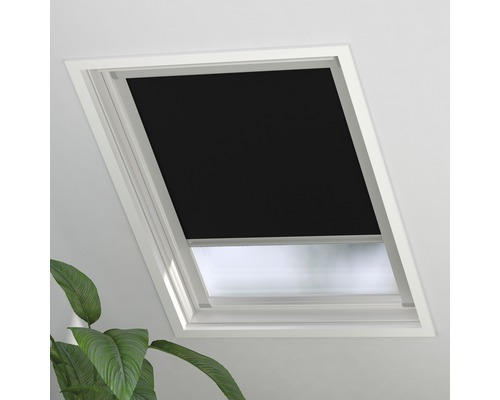 Soluna Verdunkelungsrollo Skylight 2.0 UK04, schwarz, 117x79 cm