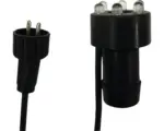 Hornbach LED-Lampe HEISSNER für Steinbrunnen, Xenon Weiß, blau/weiß, Durchmesser 30 mm, Kabellänge 150 cm, 3/4 " Schlauchanschluss