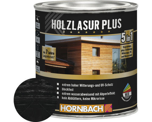 HORNBACH Lasur anthrazitgrau 0,375 l