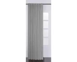 Vorhang mit Universalband Knitter grau 125x280 cm