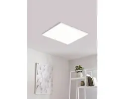 LED Deckenlampe TURCONA 33 W 4200 lm 4000 K neutralweiß 595x595x60 mm IP 20 weiß