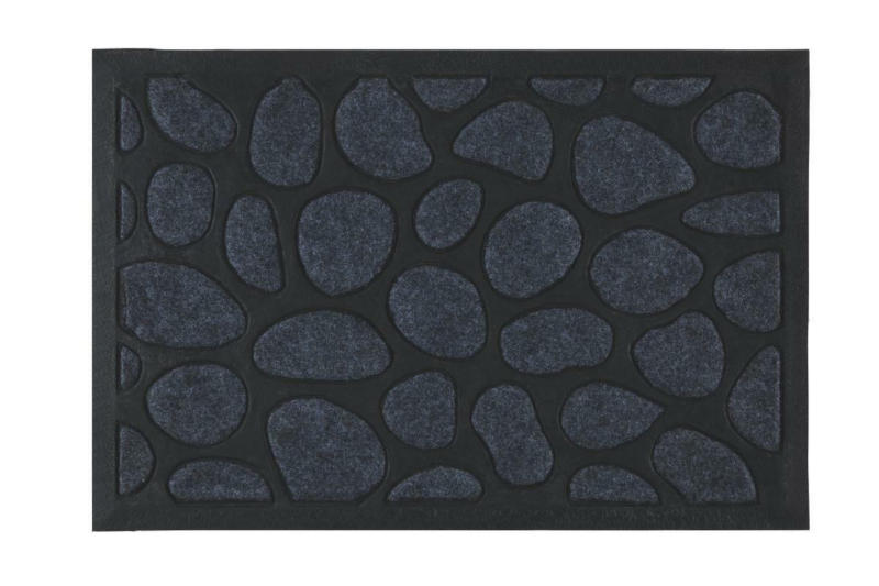 Fussmatte Stone in Schwarz ca. 40x60cm