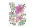 Hornbach Poster Ariel Flowers 40x50 cm