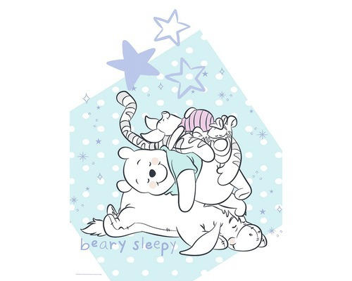 Poster Winnie Pooh Beary Sleepy 30x40 cm