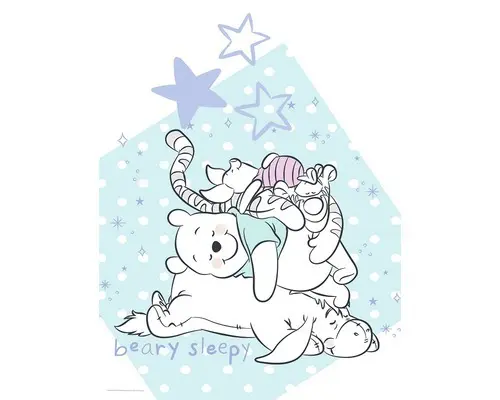 Poster Winnie Pooh Beary Sleepy 30x40 cm