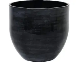 Übertopf Ferry Ø 29 cm H 26 cm schwarz