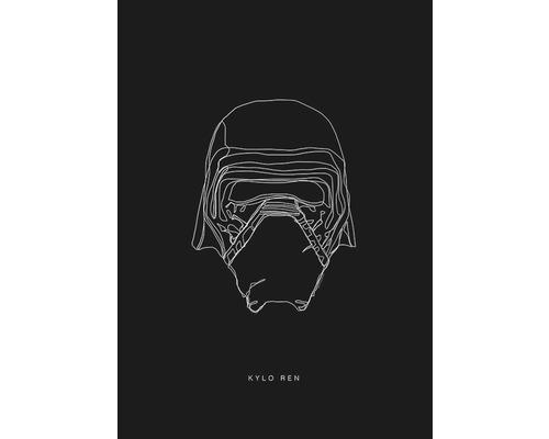 Poster SW Lines Dark Side Kylo 50x70 cm