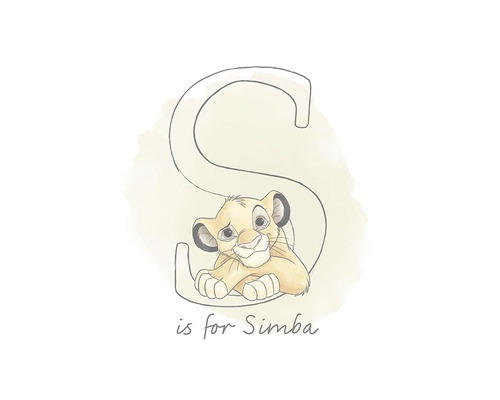 Poster S like Simba 30x40 cm