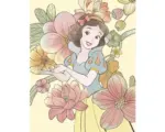 Hornbach Poster Snow White Flowers 40x50 cm