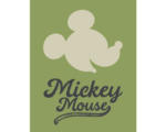 Hornbach Poster Mickey Mouse Green Head 40x50 cm