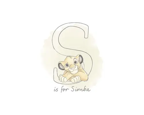 Poster S like Simba 50x70 cm