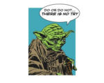 Hornbach Poster SW Classic Comic Quote Yoda 30x40 cm