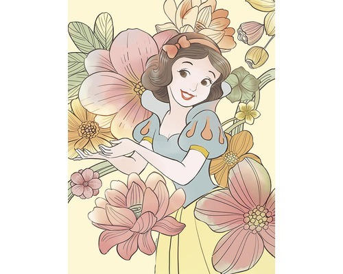 Poster Snow White Flowers 30x40 cm