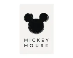Poster Mickey Mouse Silhouette 50x70 cm