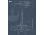 Hornbach Poster SW Blueprint X-Wing 40x50 cm
