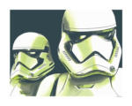 Hornbach Poster SW Faces Stormtrooper 50x40 cm