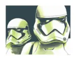 Hornbach Poster SW Faces Stormtrooper 50x40 cm