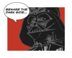 Hornbach Poster SW Classic Comic Quote Vader 50x40 cm