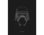 Hornbach Poster SW Lines Dark Side Kylo 40x50 cm