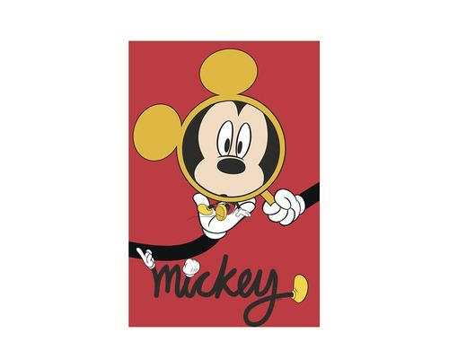 Poster Mickey Mouse Magnifying Glass 40x50 cm