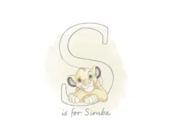 Poster S like Simba 40x50 cm