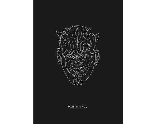 Poster SW Lines Dark Side Maul 50x70 cm