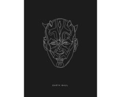 Poster SW Lines Dark Side Maul 30x40 cm