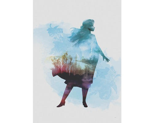 Poster Frozen Anna Aquarell 50x70 cm