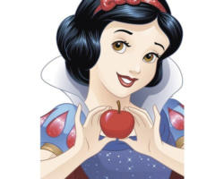 Poster Snow White Portrait 40x50 cm