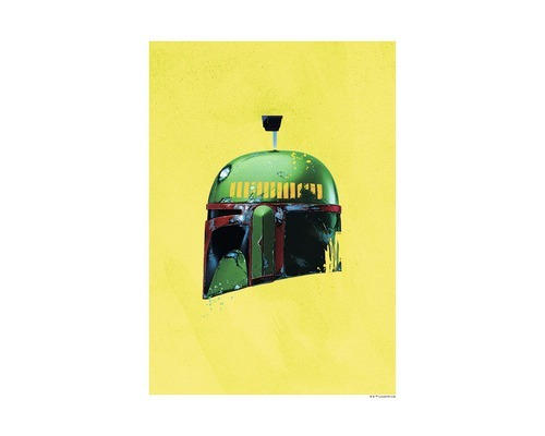 Poster SW Classic Helmets Boba Fett 30x40 cm