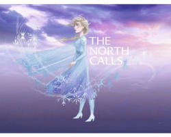 Poster Frozen Elsa The North Calls 40x30 cm